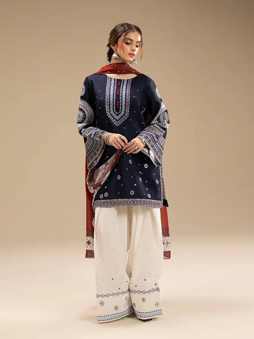 Rangrez – Heavy Embroidered Lawn 3-Piece Suit (UNStitched) AS-04