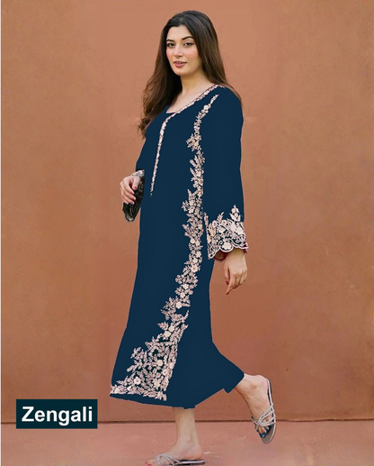 UNSTITCHED 2PC LAWN EMBROIDERED SUIT
