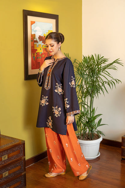 UNSTITCHED 2PC LAWN EMBROIDERED SUIT
