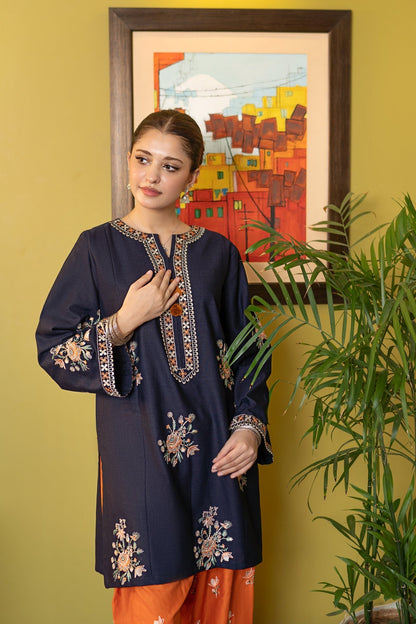 UNSTITCHED 2PC LAWN EMBROIDERED SUIT