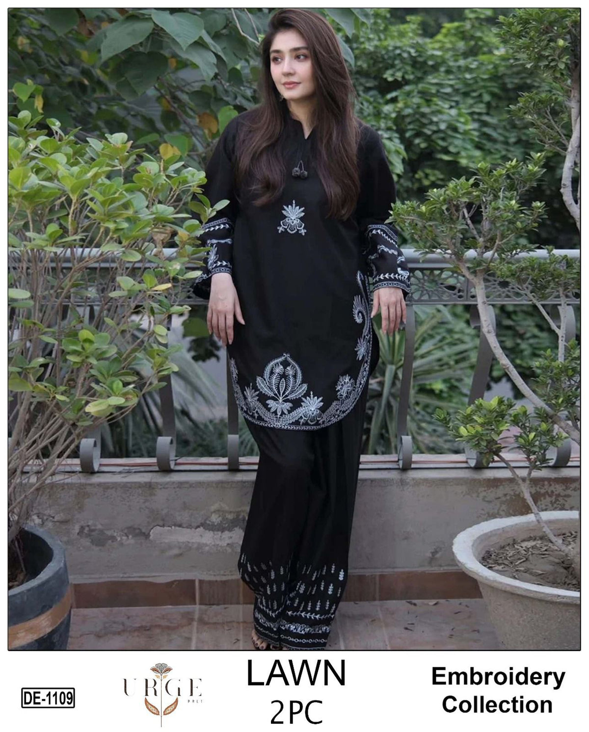 UNSTITCHED 2PC LAWN EMBROIDERED SUIT