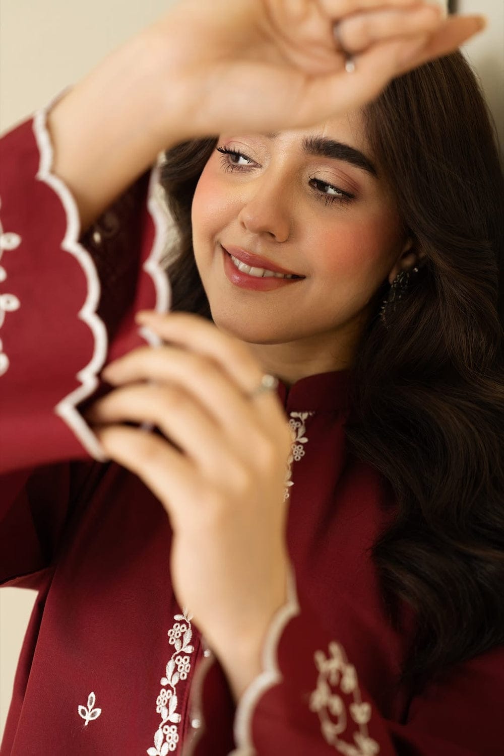 UNSTITCHED 2PC LAWN EMBROIDERED SUIT