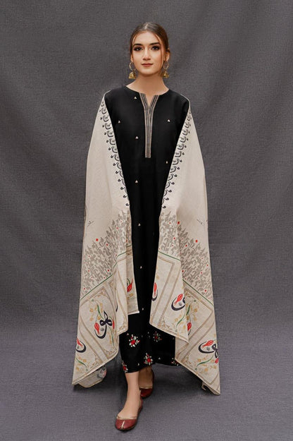Embroidered 3-Piece in Lawn UNSTICED