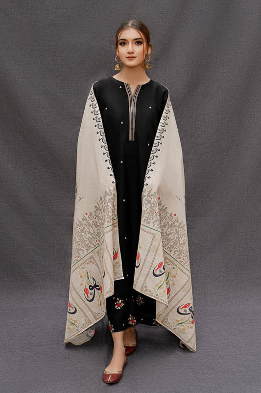 Embroidered 3-Piece in Lawn UNSTICED