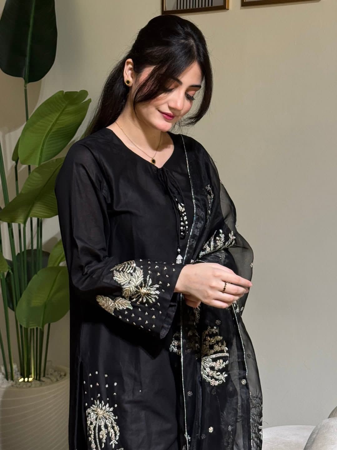 Embroidered 3-Piece in Lawn UNSTICED