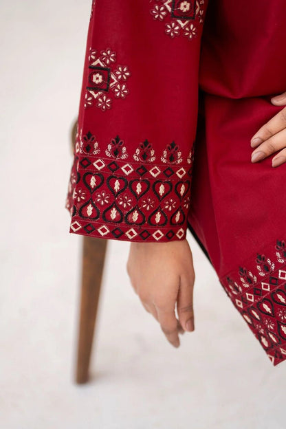 UNSTITCHED 2PC LAWN EMBROIDERED SUIT