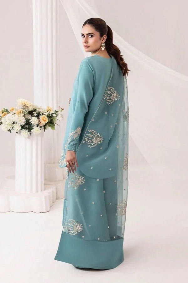 Embroidered 3-Piece in Lawn UNSTICED