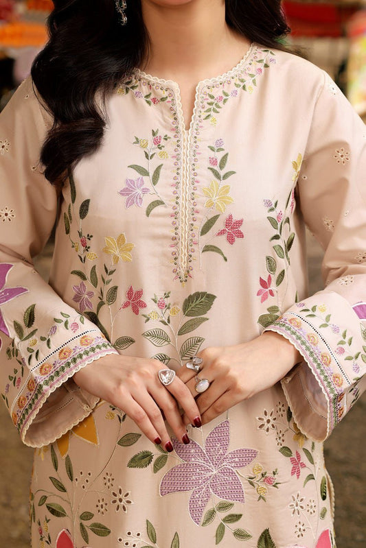 Embroidered 3-Piece in Lawn UNSTICED
