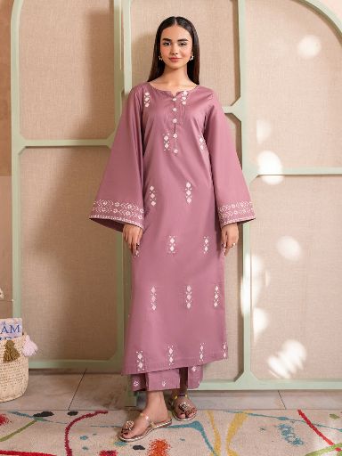 UNSTITCHED 2PC LAWN EMBROIDERED SUIT