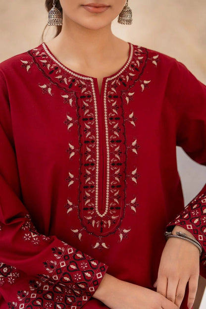 UNSTITCHED 2PC LAWN EMBROIDERED SUIT