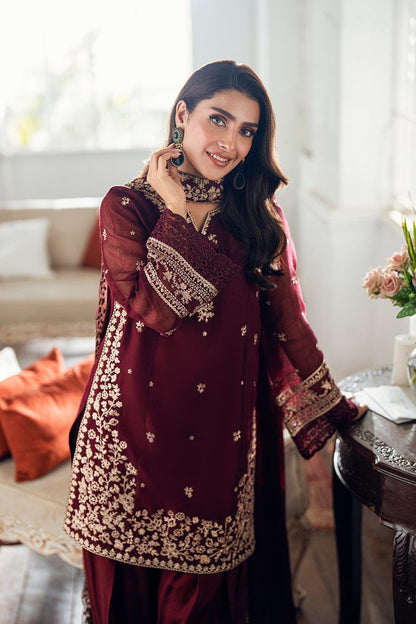 Embroidered 3-Piece in Lawn UNSTICED