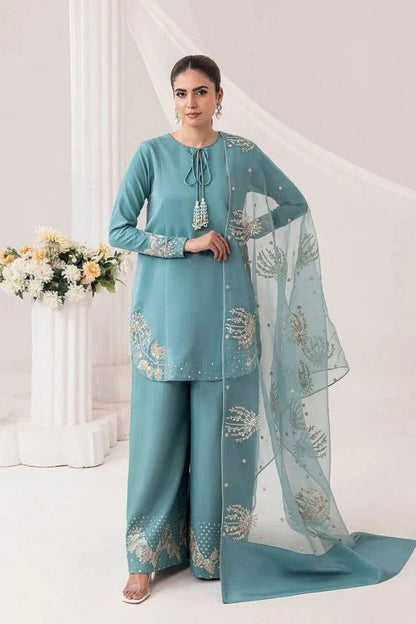 Embroidered 3-Piece in Lawn UNSTICED