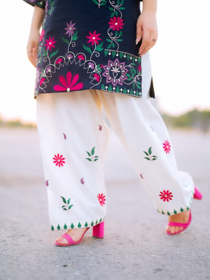 UNSTITCHED 2PC LAWN EMBROIDERED SUIT